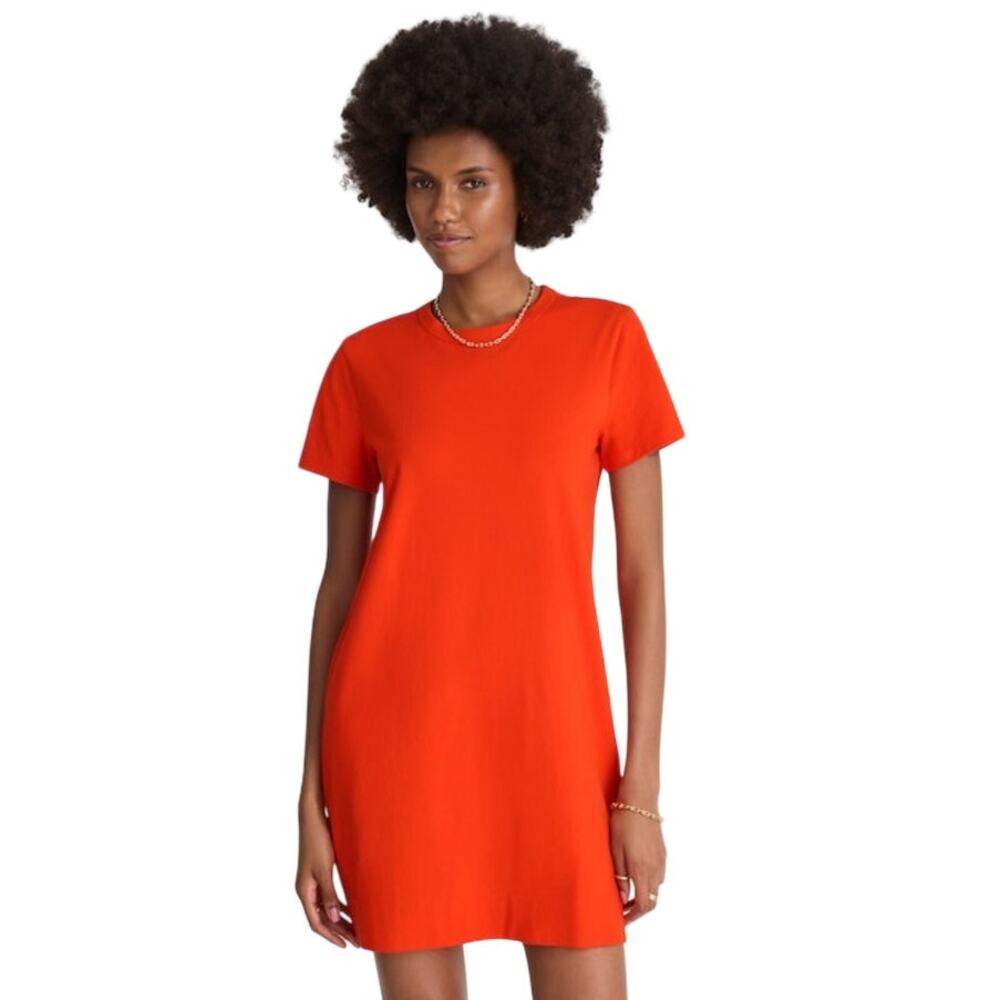NWT Madewell Mini Tee Dress Red S